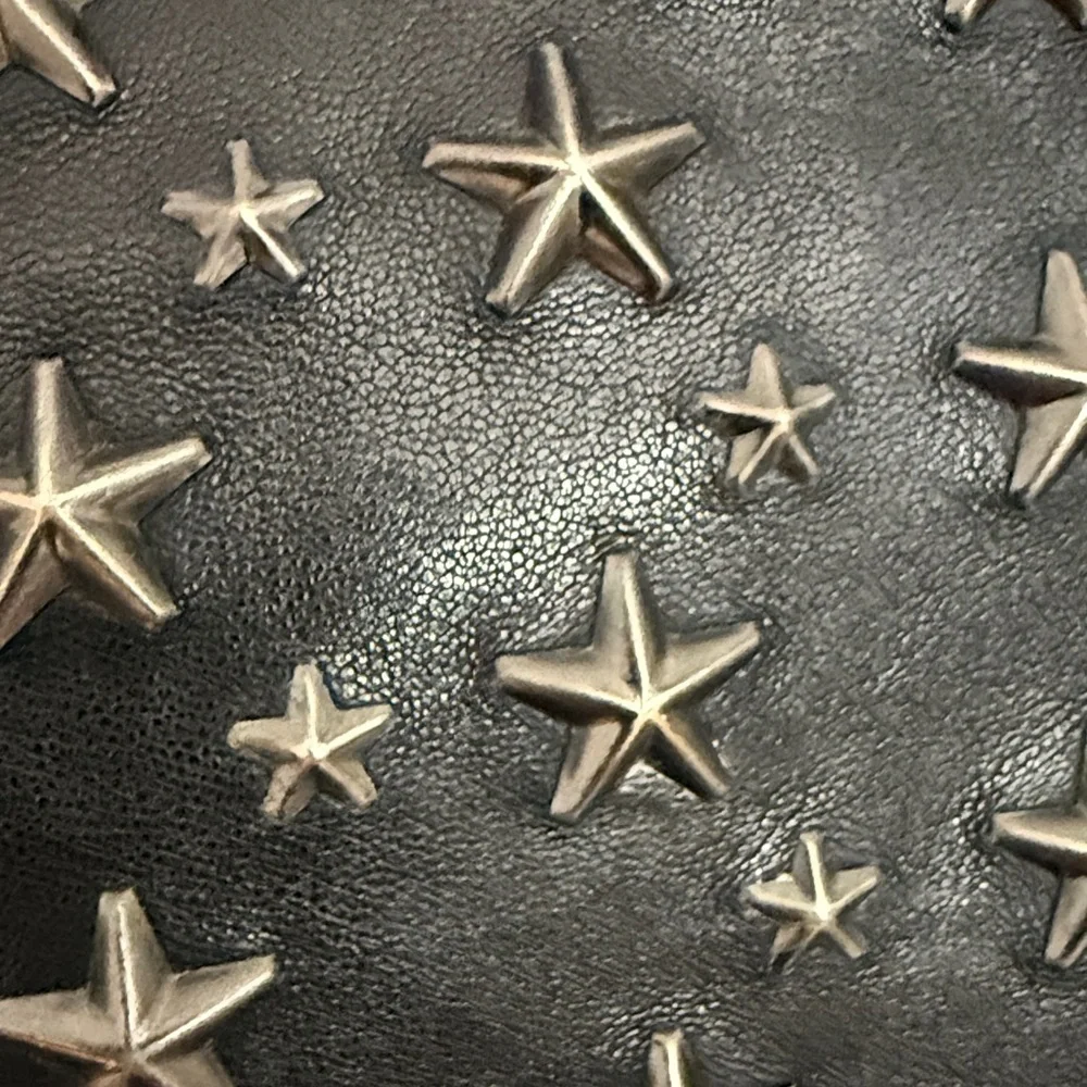 Preloved Jimmy Choo star studded bag. Men/ women clutch, wristlet, tablet bag - Picture 8 of 12